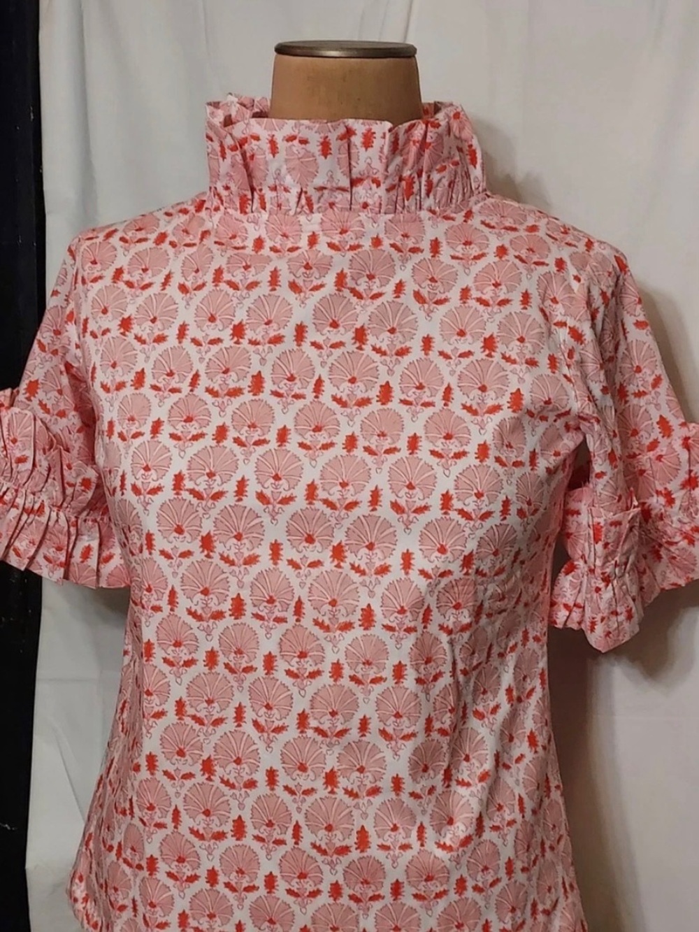 Nancy Jane Ruffled Neck blouse